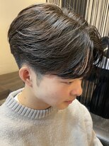 ジュンヌオム リンカラン(Jeune Homme LINGKARAN) センターパート×ニュアンスパーマ