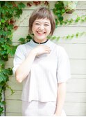 オン眉ショートボブ