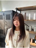 大人っぽい韓国風レイヤースタイル
