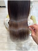 20代30代40代髪質改善カラーショコラアッシュ艶感ロブヘアー