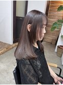 髪質改善 レイヤーカット ラベンダーカラー ツヤ髪 30.40代女性