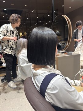 ショコラ アン 横須賀中央 20代30代小顔似合わせカットボブ