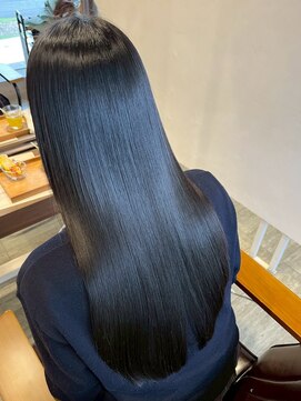 クレヨン ケース(Crayon case) 大人可愛い透明感立体感黒髪暗髪エアストレート