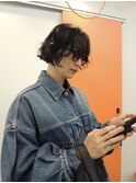 天神　ブリーチなしダブルカラー　レイヤーカット　暖色カラー