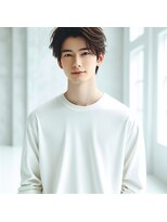 ヘアーズ ベリー 古川橋店(hairs BERRY) ★爽やかセンターパートナチュラル毛流れツーブロックビジネス