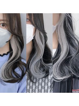 サイ アオヤマ(sai AOYAMA) インナーカラー/イヤリングカラー/韓国風ヘア/グレージュ