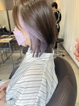 スイヘアデザイン 久留米(suii.. hair design) インナーカラー/ラベンダー/NOBU