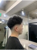 ボックスショート×ミドルフェード