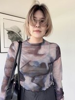 ローレン(LOREN)&nbsp;黒髪/ボブルフ/ネビージュ/小顔/ワンレン/栄/髪質改善/前髪