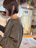 キチ(kichi.)&nbsp;[kichi.] ボブ×くすみカラー