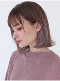 着物ヘア/大人ガーリー/ダークアッシュ/似合わせカット/横浜駅