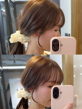 レル(lelu)の写真/似合わせを作る上で一番大事にしている《前髪、顔まわり》は特に時間をかけて最高の仕上がりを◎