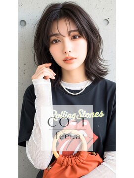 コートフィールエー(CO_T feel.a) 大人可愛い×垢抜けゆるめウルフパーマ