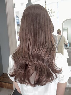 ヘアーアイスカルテット(HAIR ICI QUARTET) ブリーチなし×ラベンダーベージュ◎20代30代透明感カラー