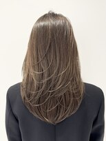 ムード(MOOD,)&nbsp;イメチェン/ピンクベージュ/アンブレラカラー/前髪/銀座駅