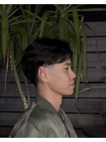 タイドヘア 茨木店(TIDE HAIR)&nbsp;センターパート×テーパーフェード