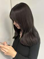 アクシス ナゴヤ(AXIS NAGOYA) 【なつミ】ミルクティーブロンド/ダークブルー/デジタルパーマ/