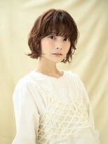 ピークアブー アヴェダ アトレ恵比寿(PEEK-A-BOO AVEDA)&nbsp;丸みショートボブニュアンスパーマ 佐藤優太