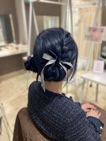 ヘアセットサロンコト(Hair Set Salon KOTO) ツインお団子ヘアアレンジ