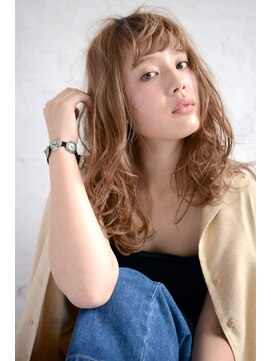 ベター(better) 抜け感 baby bang × nudy beige