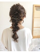 リリィ ヘアデザイン(LiLy hair design) LiLy hair design　◇　カジュアル編みおろしスタイル