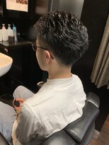 ヒロギンザバーバーショップ 神楽坂店(HIRO GINZA BARBER SHOP)&nbsp;ビジネス七三スタイル