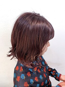 メルシー トータル ブランディング サロン(merci TOTAL BRANDING SALON) 大人かわいい/モーブピンクカラー/束感カット/横浜/横浜駅