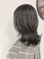 ブルー(BLUE)&nbsp;【Blue】#シルバーグレージュ#ウルフミディ