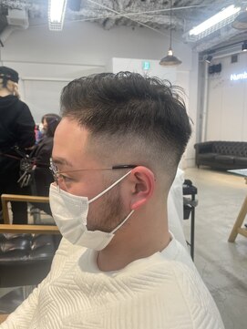 ナンバースリー 溝の口店(Number Three) バーバーフェードスタイル