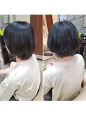 ショートボブ×パーマ☆