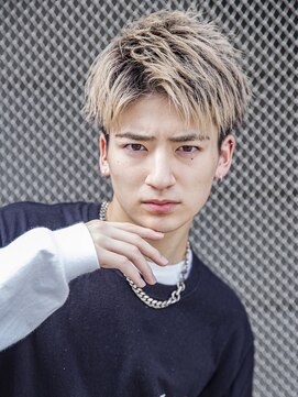 アイヴィ 表参道(IVY) 小久保style☆波巻きハイライト束感ツーブロックマッシュ