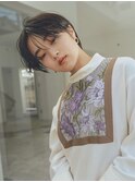 暗めカラー/ショート/前髪/レイヤー/髪質改善/縮毛矯正/銀座