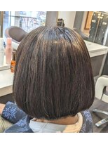 エノモト(ENOMOTO) 艶カラー×大人可愛いブラウンカラーストレートボブ