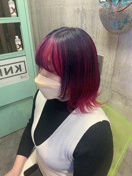 インク 渋谷(INK.) アンブレラカラー ビビットピンク