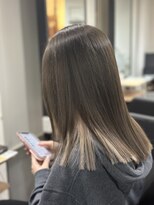 ラフ 難波店(LAFF)&nbsp;#黒髪#ボブルフ#ネビージュ#小顔#ワンレン