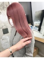 ネウィ 梅田(newi)&nbsp;【SEIYA】ダブルカラー/ピンクベージュ/ケアブリーチ/TOKIO