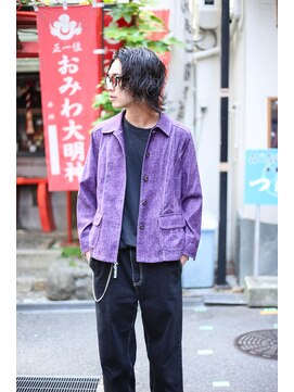 クラスコウベ 三宮店(Krass kobe) 波巻きセンターパート束感ショート【宮尾ウィルヘルム】
