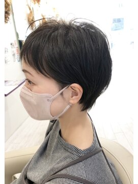 クランチ 岡崎店(kuranch) 黒髪スタイルのコンパクトショート