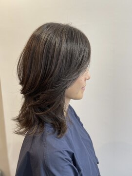 ピュアソウル(Pure Soul) ニューヨークドライカット×くせ毛活かしくびれミディアム