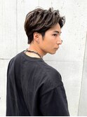 【オンオフ兼用】センターパートツーブロック