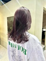 ヘアー アイス ルーチェ(HAIR ICI LUCE)&nbsp;ブリーチなしラベンダーカラーラベージュピンクパープル/中西