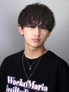 リップス 栄(LIPPS) ニュアンスパーママッシュショートツーブロック