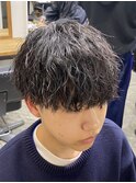 【RYUYA】マッシュ×縦落ちソフトツイストスパイラルパーマ