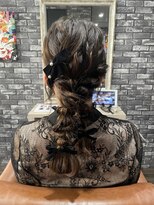 【Lilly新宿】#アレンジ#ヘアセット#編みおろし