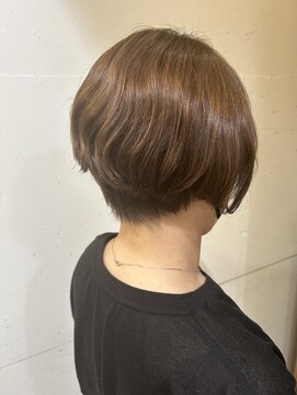 オーガニックマインド 坂戸 鶴ヶ島(organic+mind) 透明感♪髪質改善カラー内巻きショートボブ小顔艶感