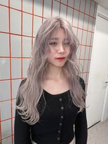 ペレ 栄店(PELE)&nbsp;前髪/アンブレラカラー/こなれミディ/イメチェン/ウェーブパーマ