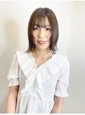 【morio成増 セリザワ】フェイスレイヤー 外はねボブ