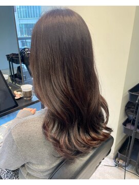 バッカ 横浜桜木町店(BACCA) ラベンダーカラー、ミディアムレイヤー