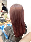 髪質改善ストレート、カラー