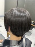 グラデーションカット×ショートボブ